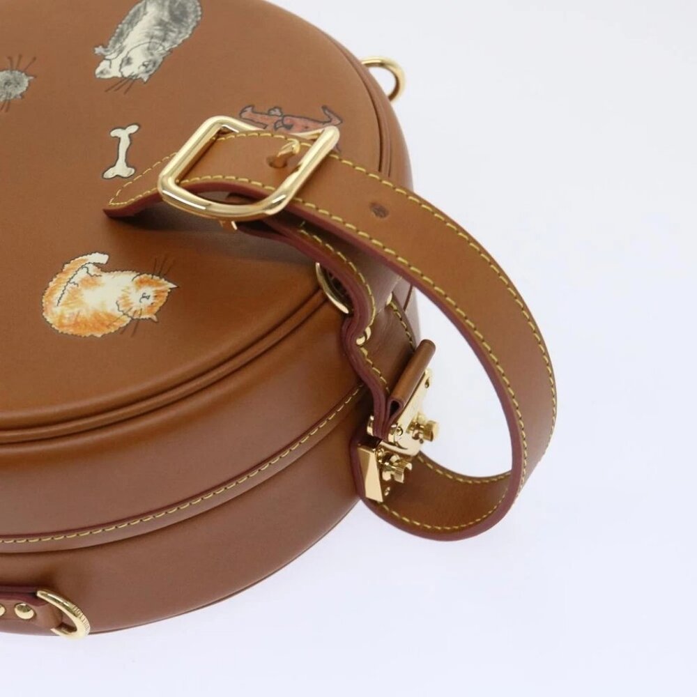 LOUIS VUITTON Catgram Petite Boite Chapeau Shoulder Bag Brown - Picture 3 of 15